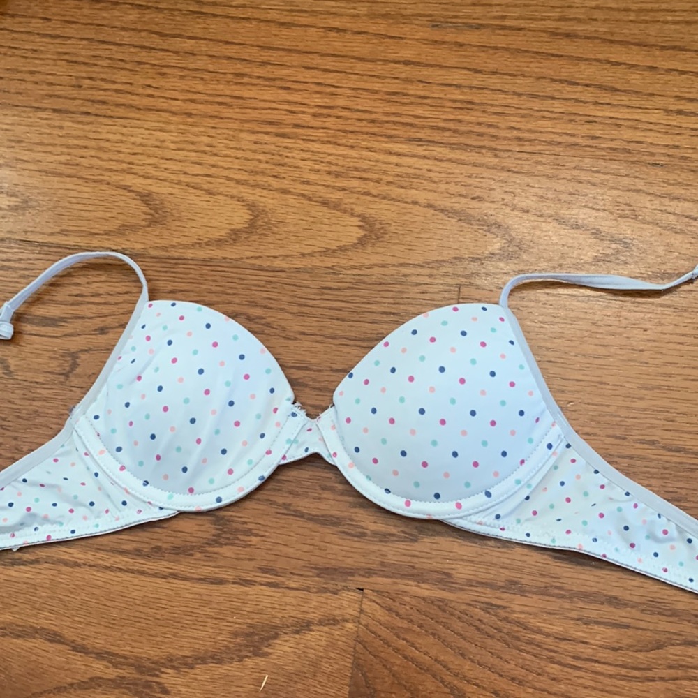 Polka dot bra